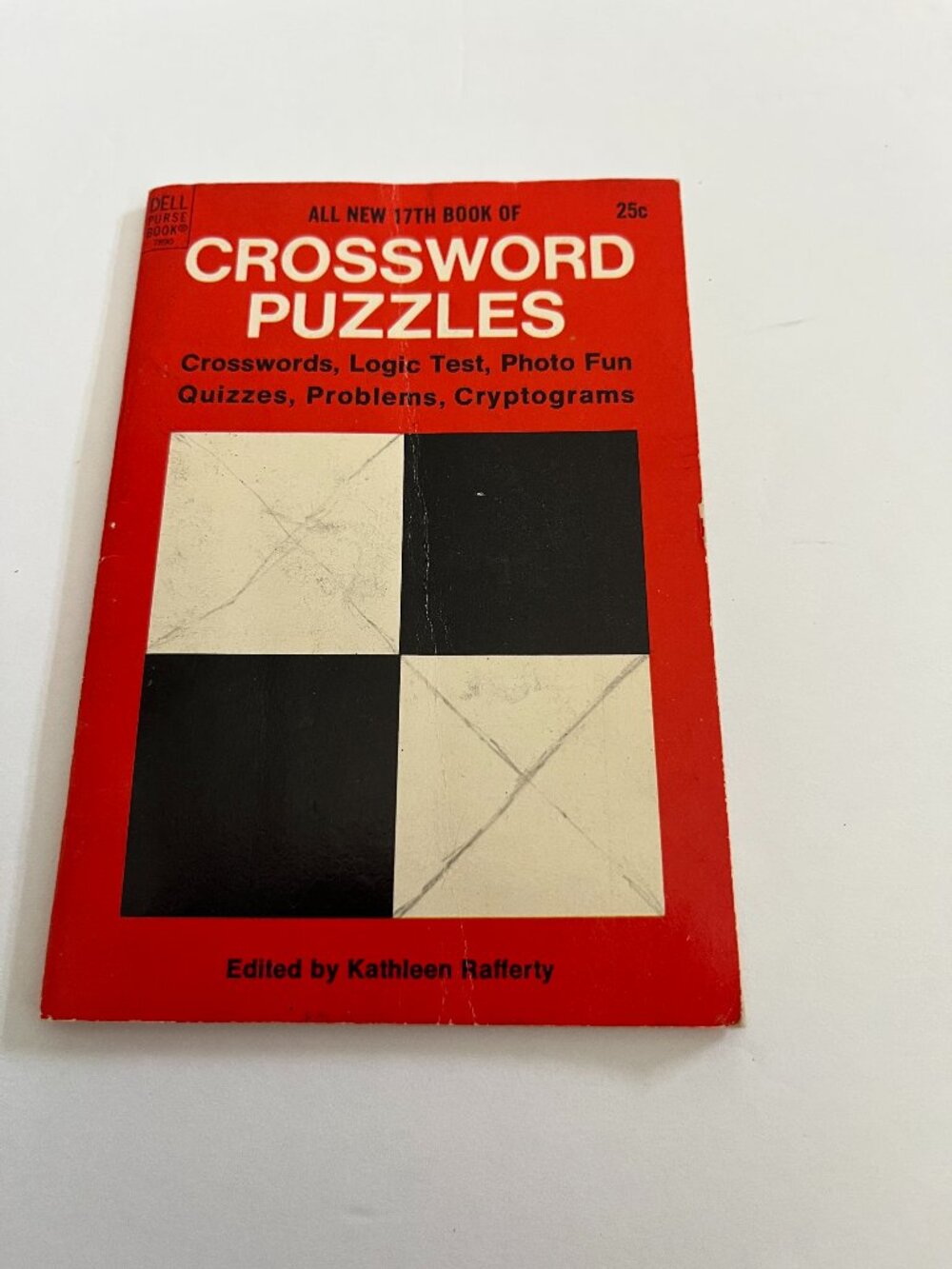 Vintage Dell Purse Book Small Crossword Puzzle Book 1970